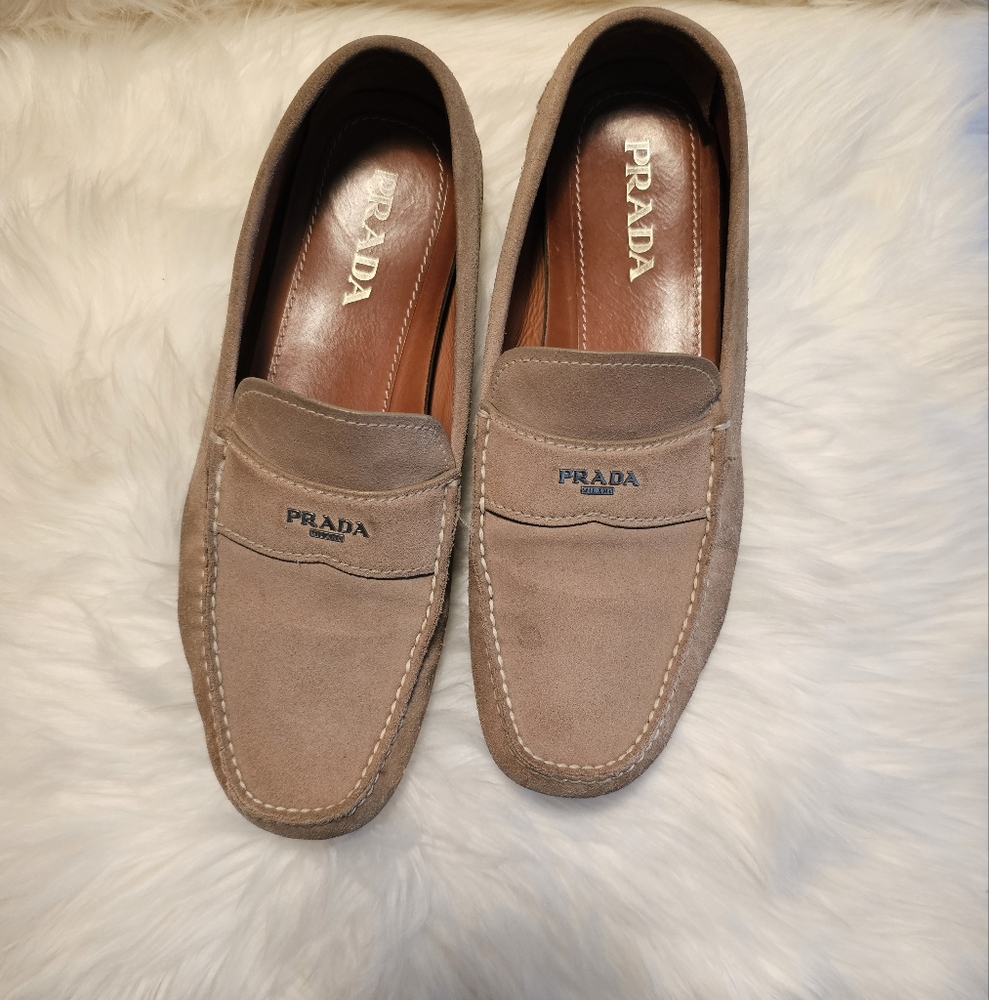 MENS AUTHENTIC LUXURY PRADA LOGO LOAFER